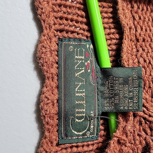 Vtg  cable knit sweater S. Mix Cotton - Picture 3 of 4